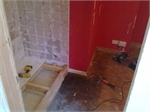 Salon Refit 3 Shower Preparation